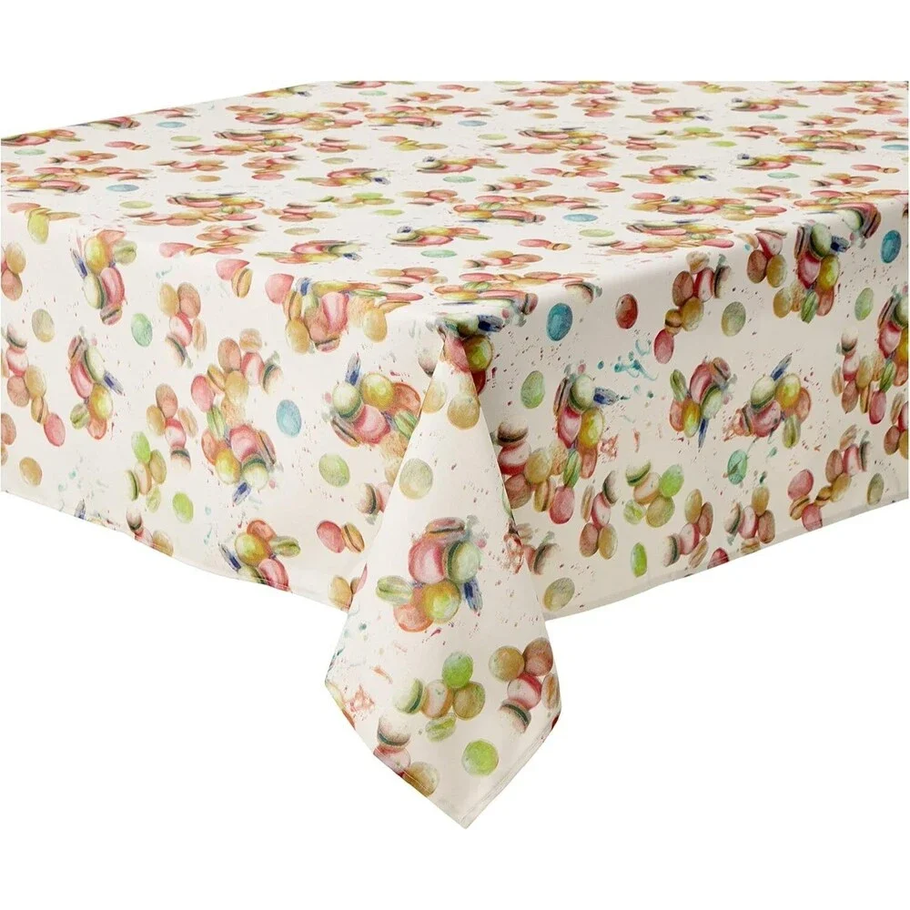 Printed Fabric Tablecloth, 60